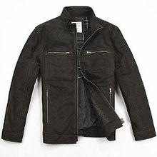 欧美磨砂皮衣外套图片,街头潮流新宠