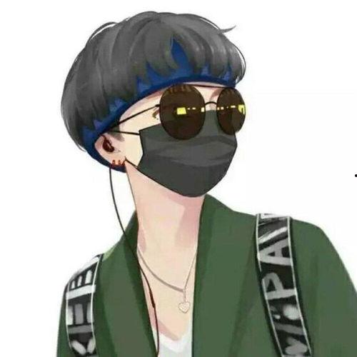 口罩头像欧美动漫图片,时尚与个性的完美融合